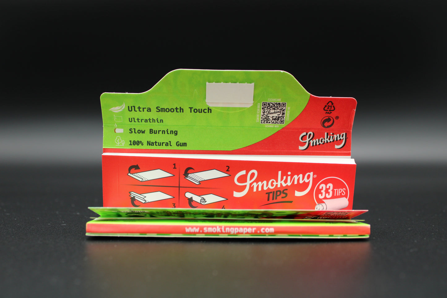 Smoking Supreme King Size Slim Papers + Tips