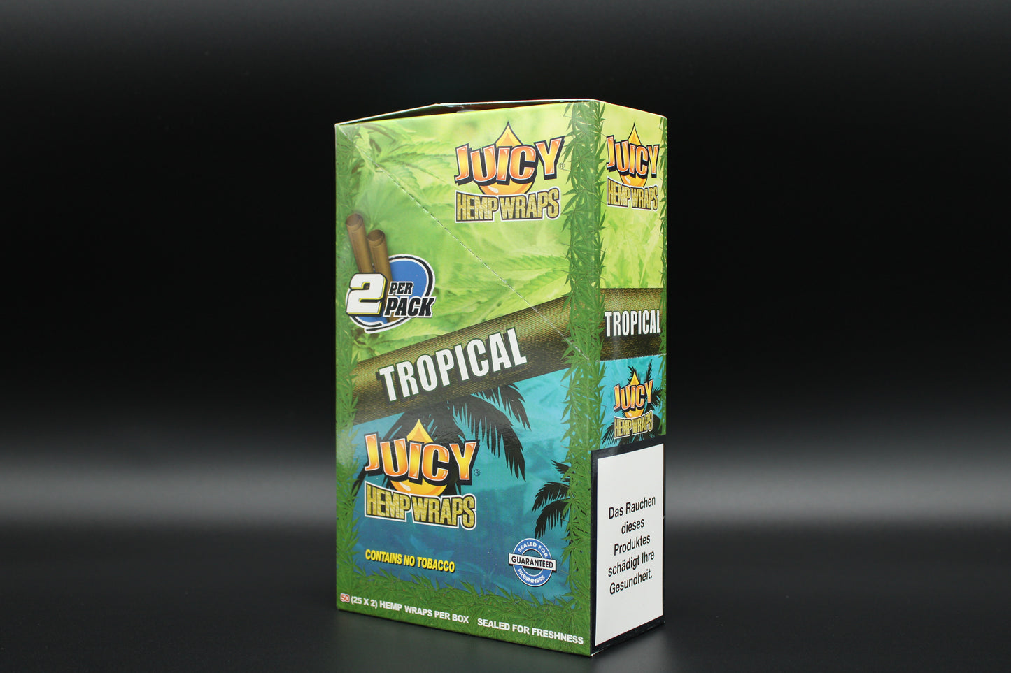 Juicy Jays Hemp Wraps Tropical Display