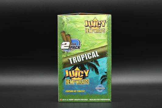 Juicy Jays Hemp Wraps Tropical Display
