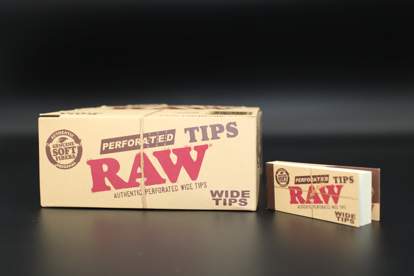 RAW Tips Wide 50 Hefte à 50 Filter Tips - Display
