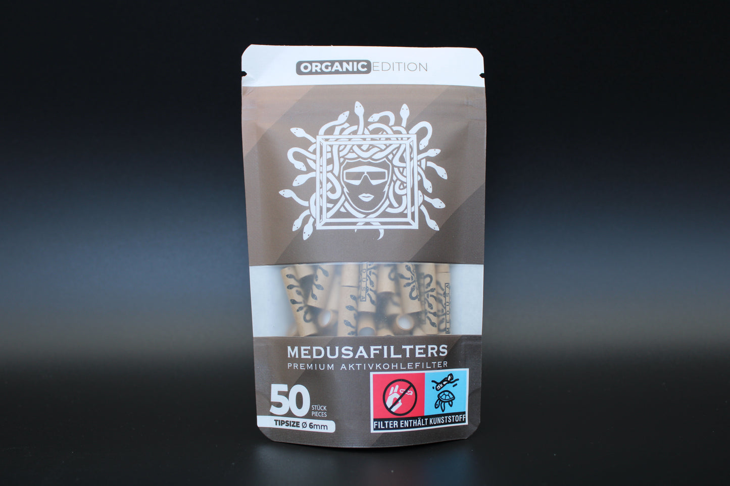 Medusa organic Filters „Premium Aktivkohlefilter" 6mm à 50