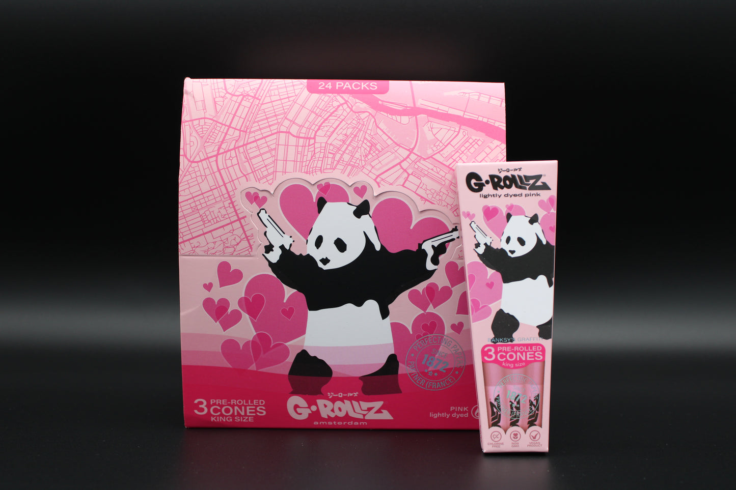 G-Rollz - Panda Gunnin Cones 24er-Display