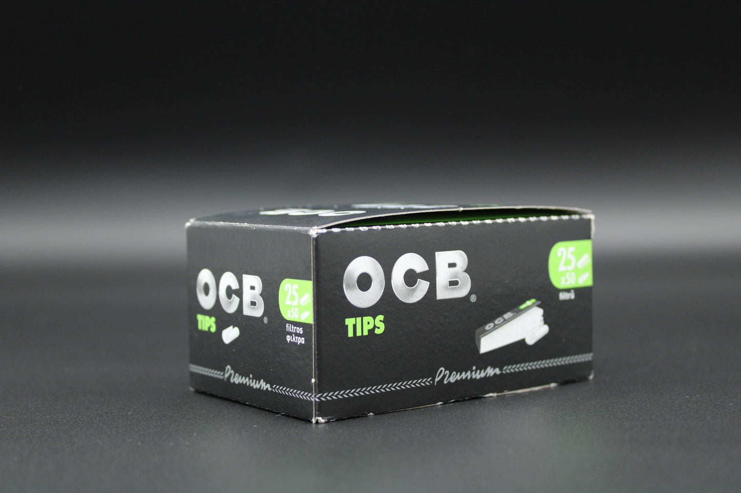 OCB Premium Tips - Display 25 Hefte á 50 Filter Tips