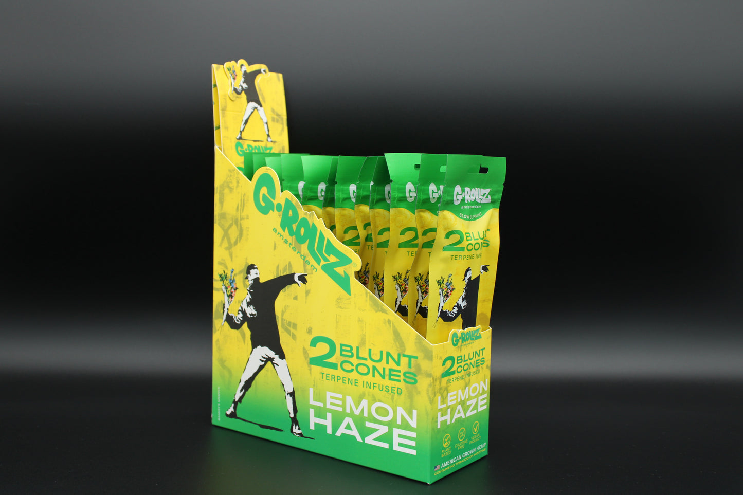 G-Rollz Banksy‘s Graffiti - Lemon Haze 12er Display