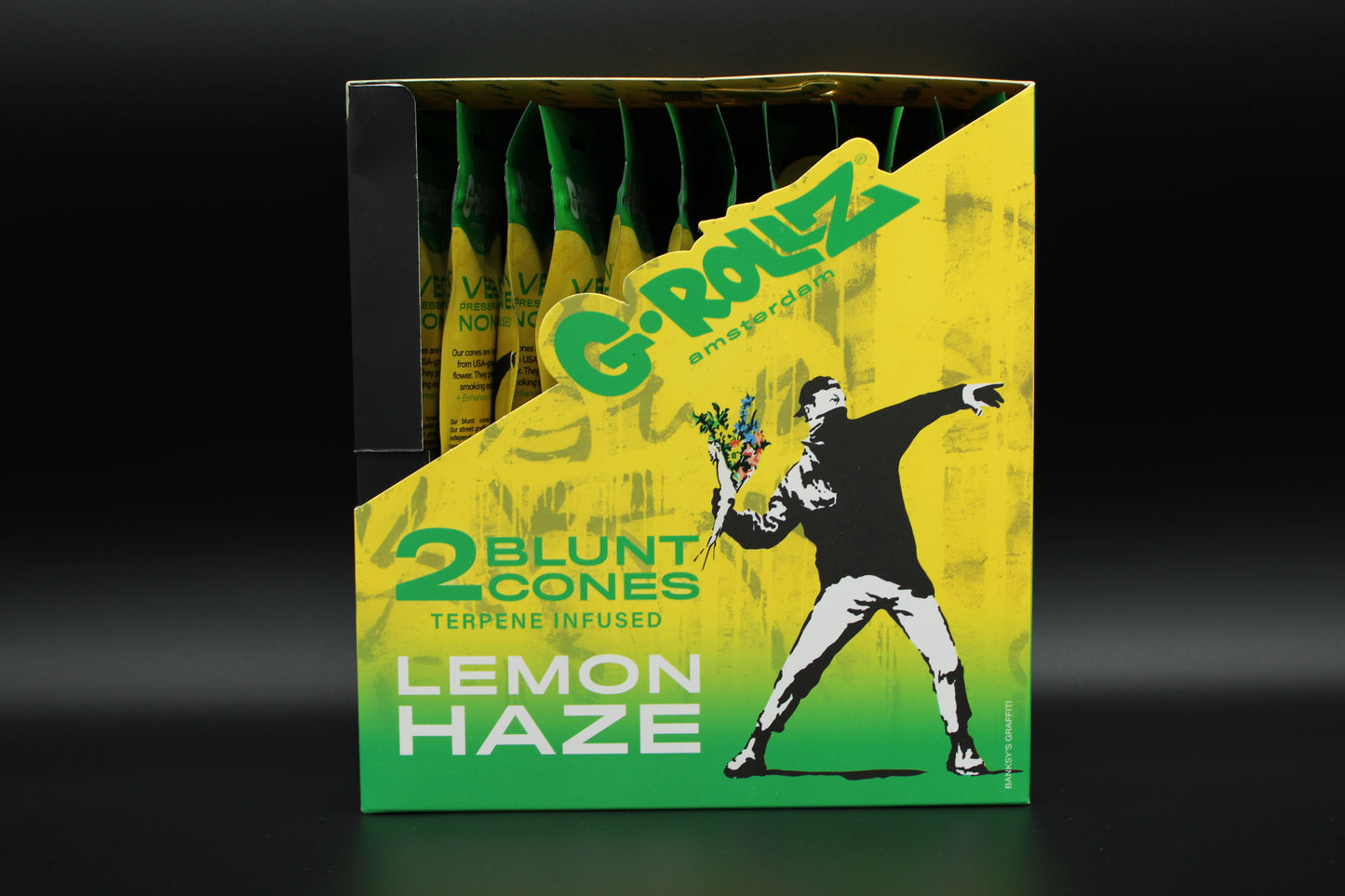 G-Rollz Banksy‘s Graffiti - Lemon Haze 12er Display