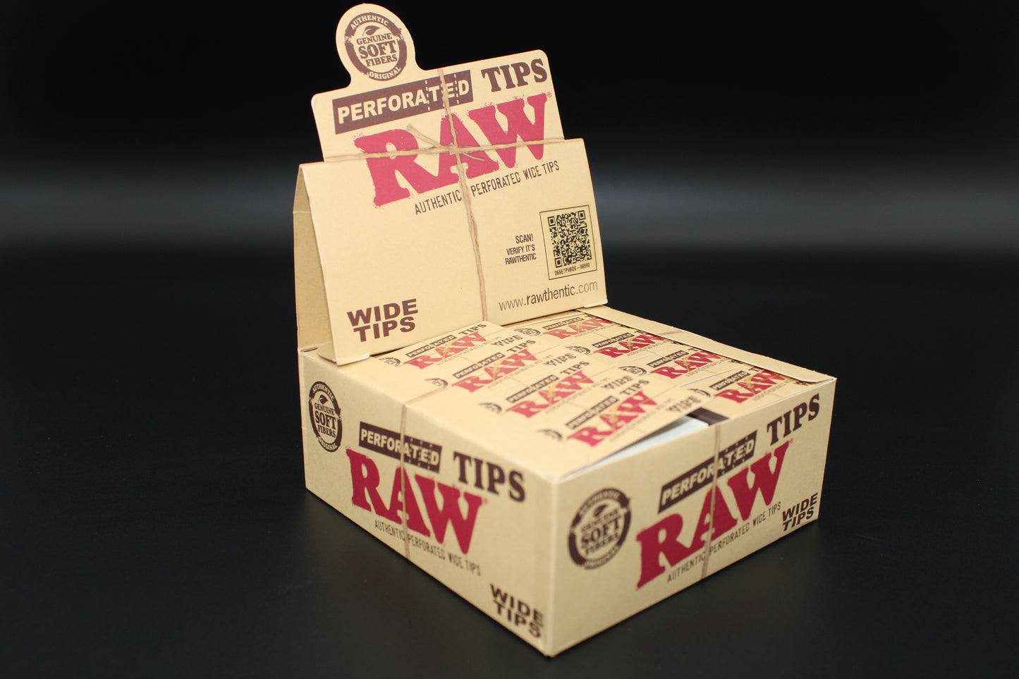 RAW Tips Wide 50 Hefte à 50 Filter Tips - Display