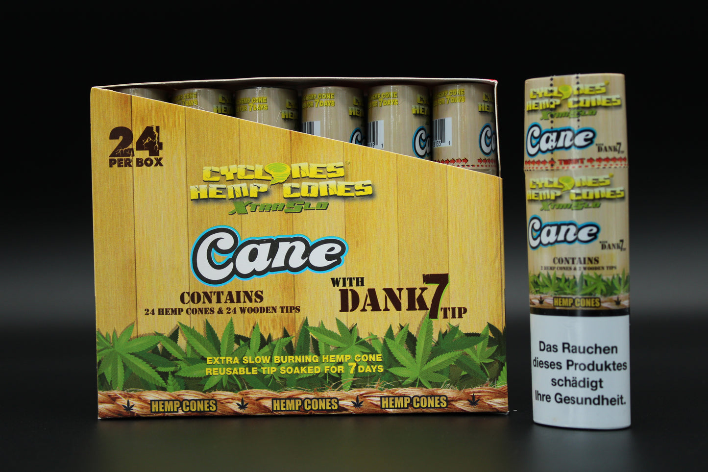 Cyclones Hemp Cones X-tra Slo mit DANK7Tip
