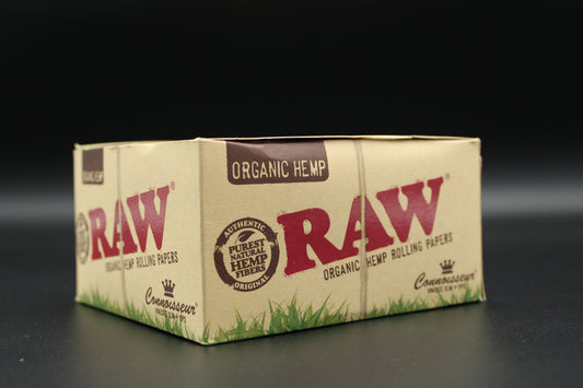 Raw Organic Papers King Size Slim+Tips -Display