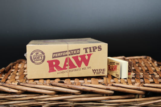 RAW Tips Wide 50 Hefte à 50 Filter Tips - Display