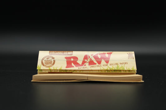 RAW Papers Organic King Size Slim 32 Blatt  – Natürliches Raucherlebnis